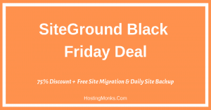 siteground black friday deal