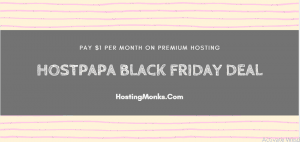 hostpapa black friday deal