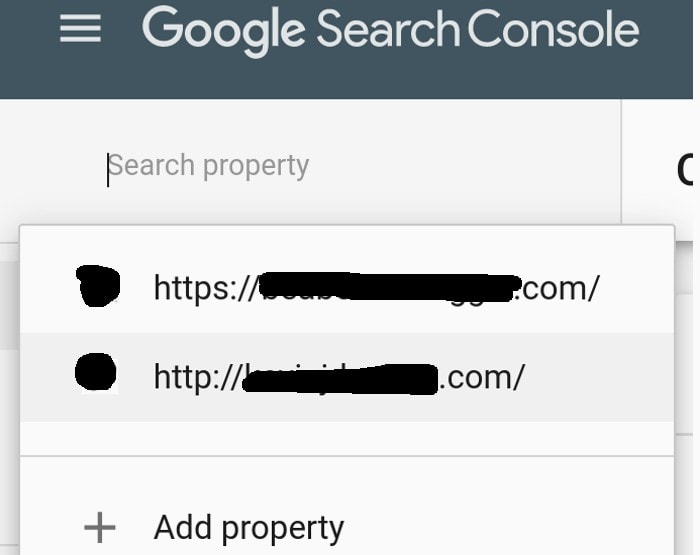 google search console