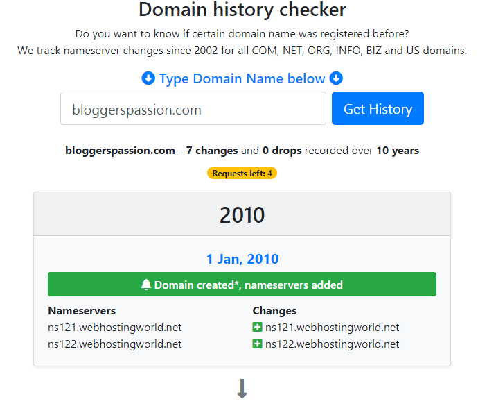 Whois History - DomainTools