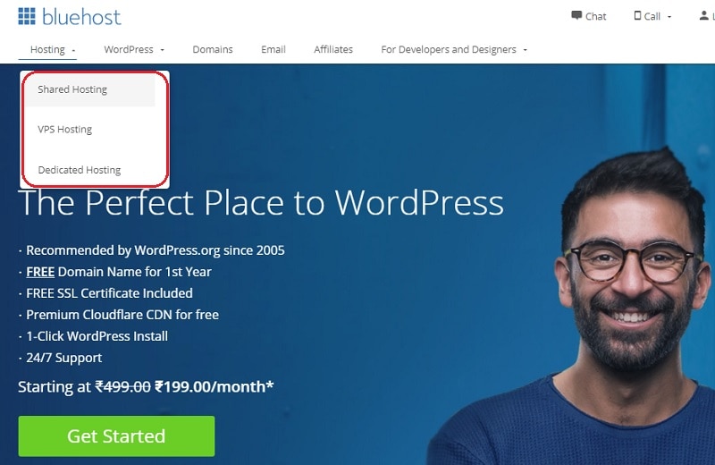bluehost india