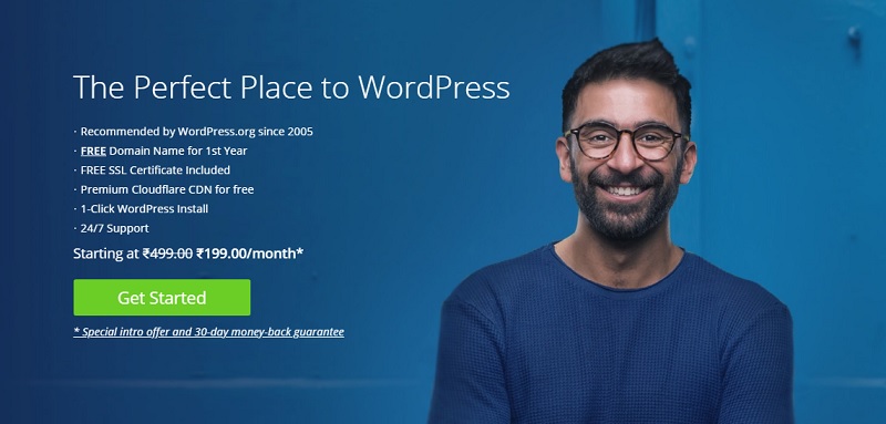 what is bluehost india