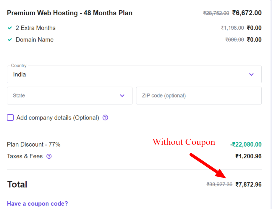 Hostinger Coupon Code India Mar 2024 [98% Off