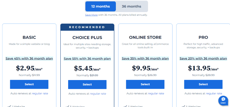 bluehost free one year domain plan