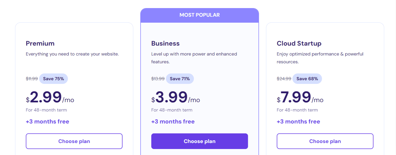 hostinger free one year domain plan